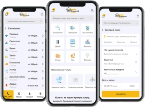 Мобильное приложение по ремонту spanДомашний Сервис/span